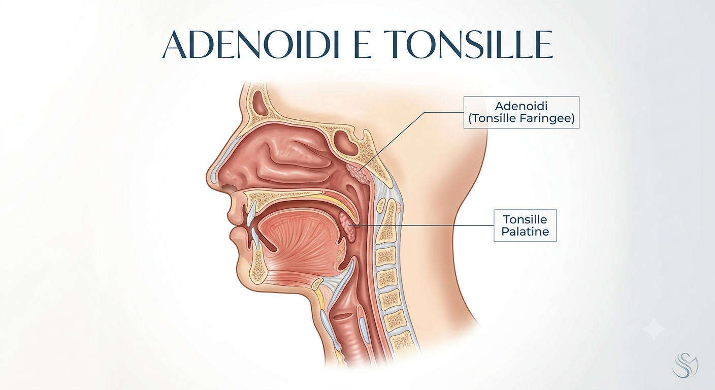 Anatomia tonsille e adenoidi