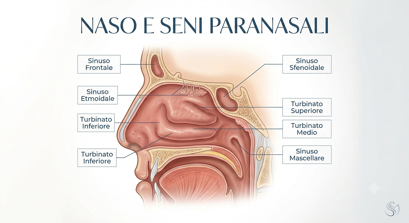 Anatomia naso e seni paranasali