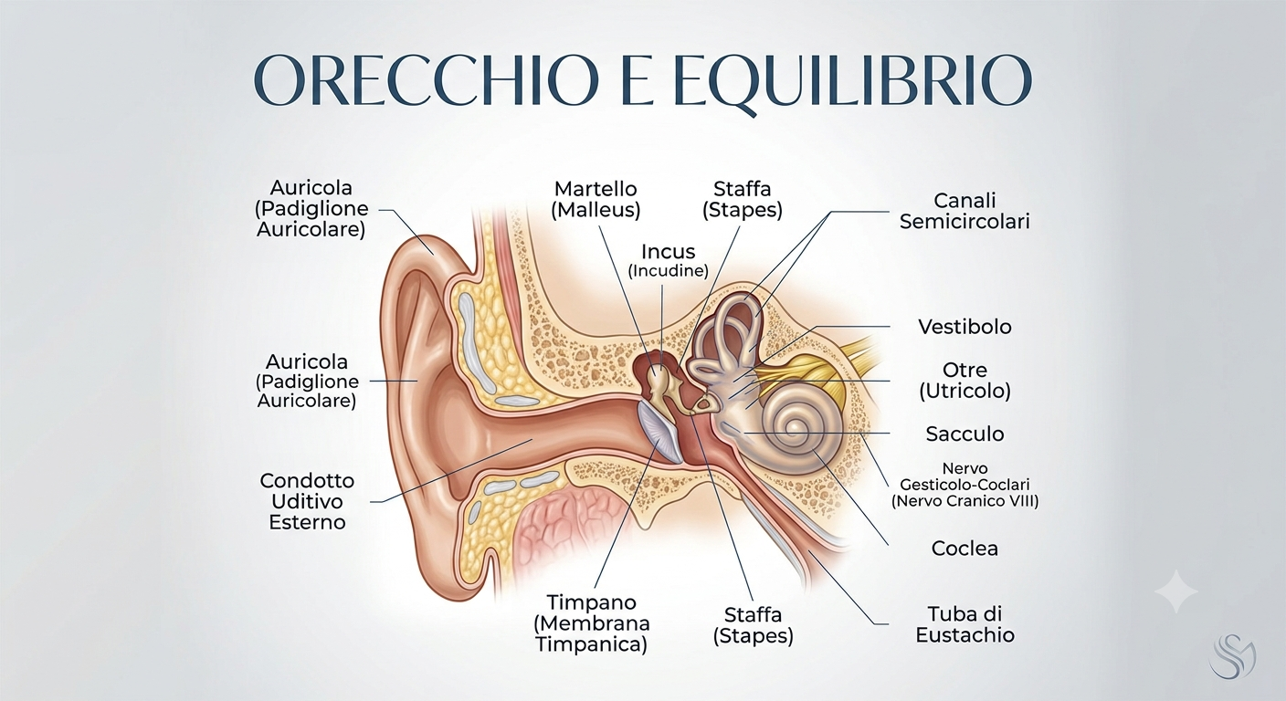 Anatomia orecchio e udito