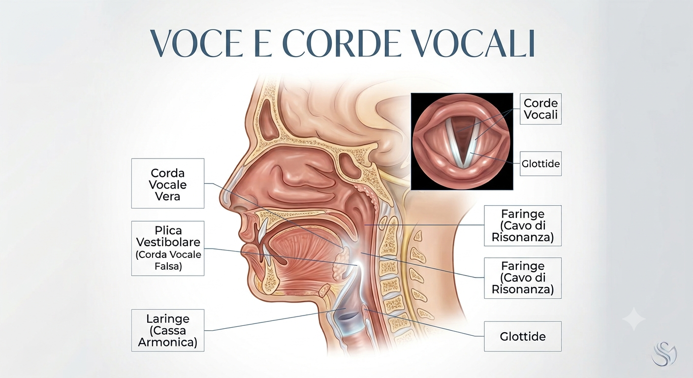 Anatomia voce e corde vocali