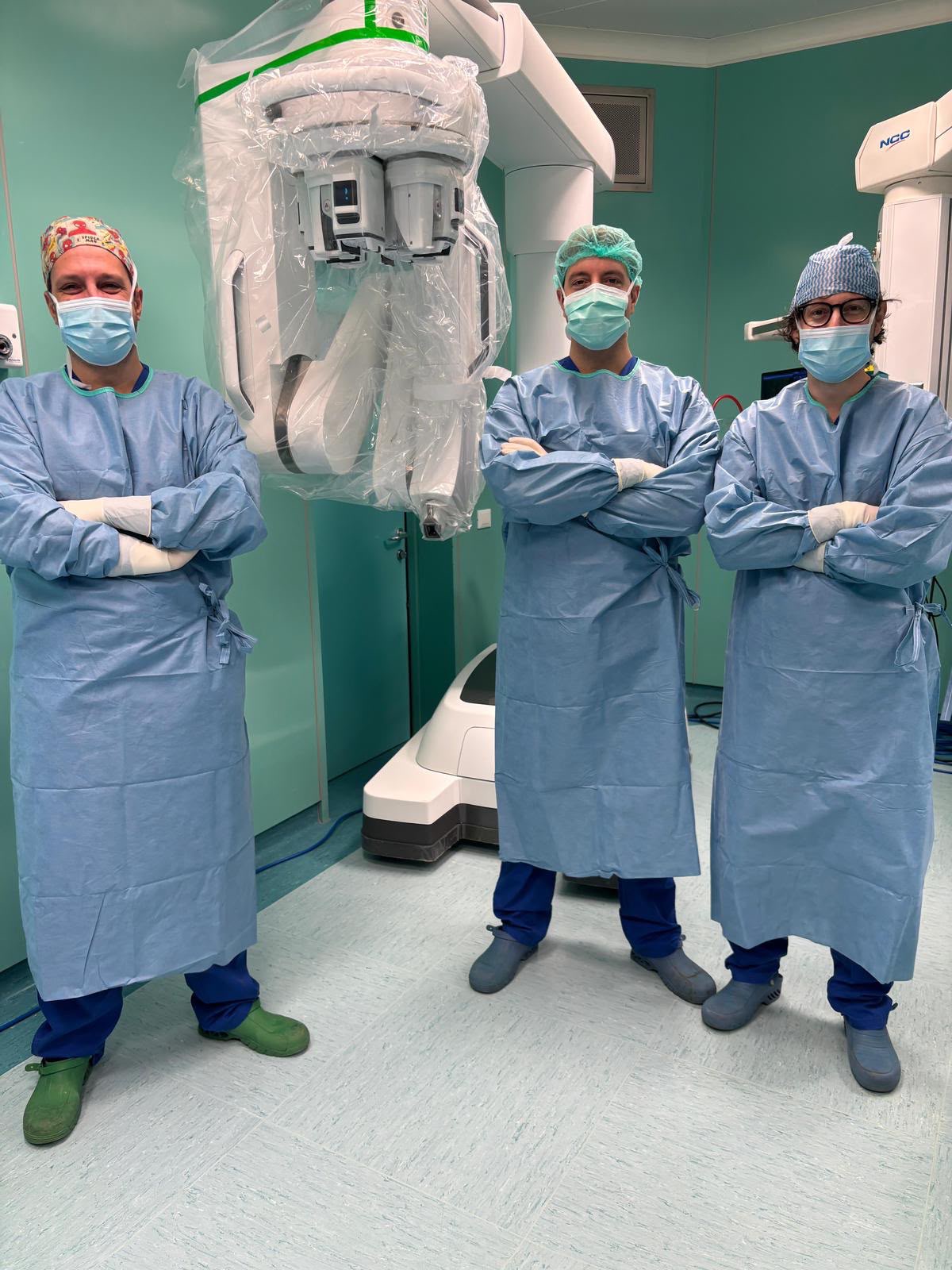 &Eacute;quipe chirurgica in sala operatoria, Ospedale Niguarda